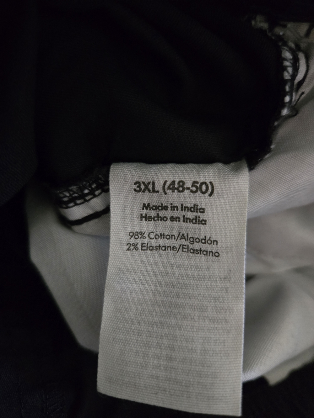 No Boundaries NEW Men's Black Cargo Pants Drawstring Elastic Waist 3XL (48-50) - Picture 7 of 8